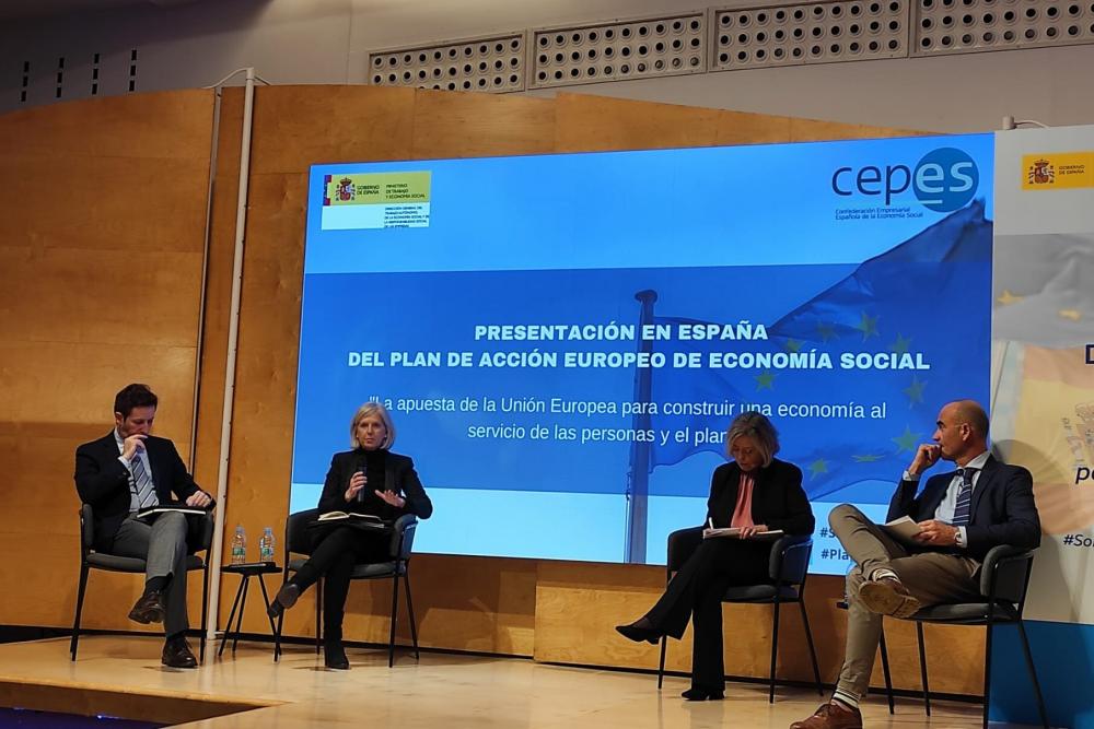 A Xunta destaca en Madrid que a economía social é un modelo que en Galicia emprega a máis de 14 000 traballadores