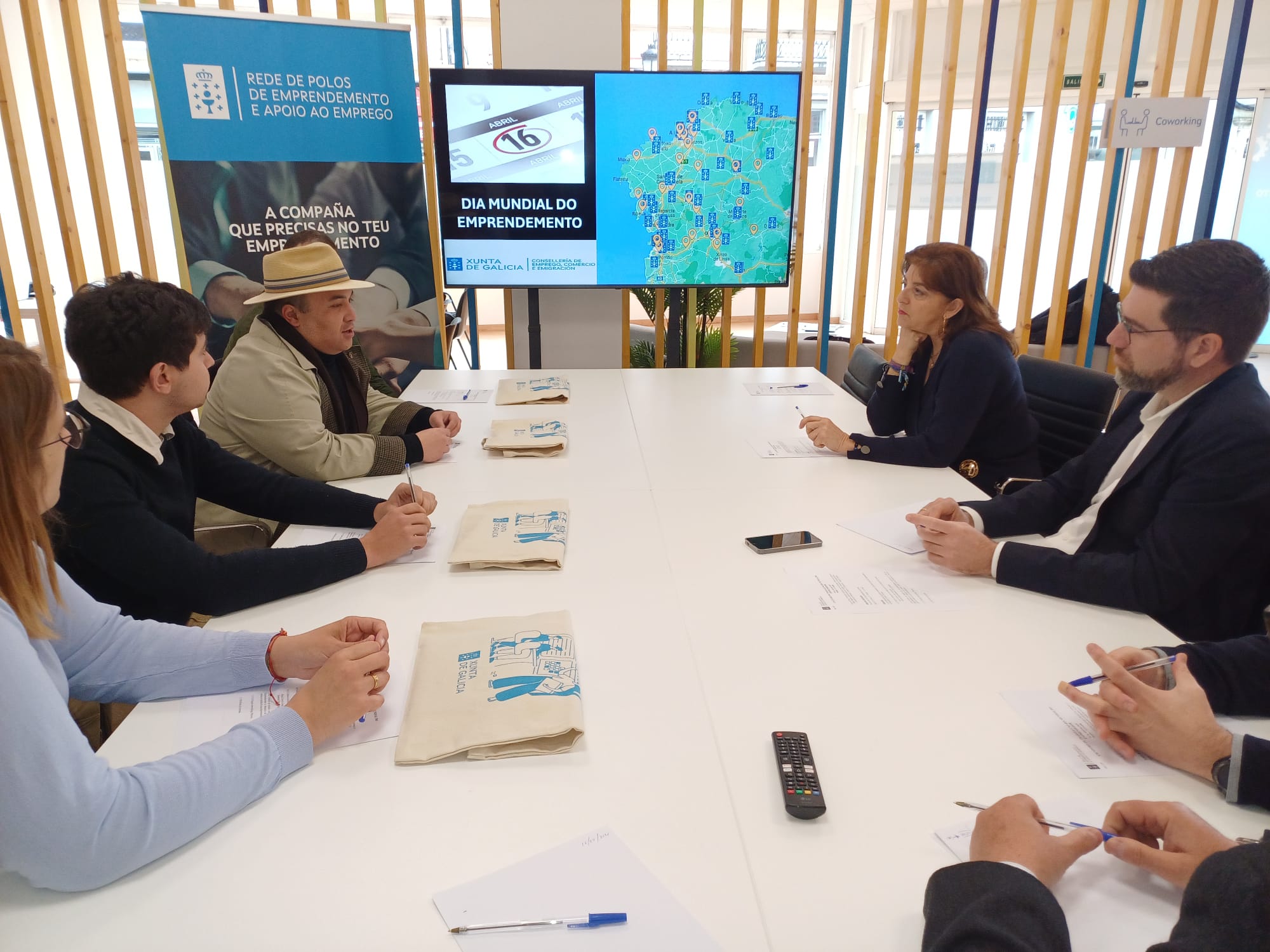 A Xunta celebra en Melide o Día mundial do emprendemento poñendo en valor o papel da rede de Polos no impulso e consolidación de novos proxectos