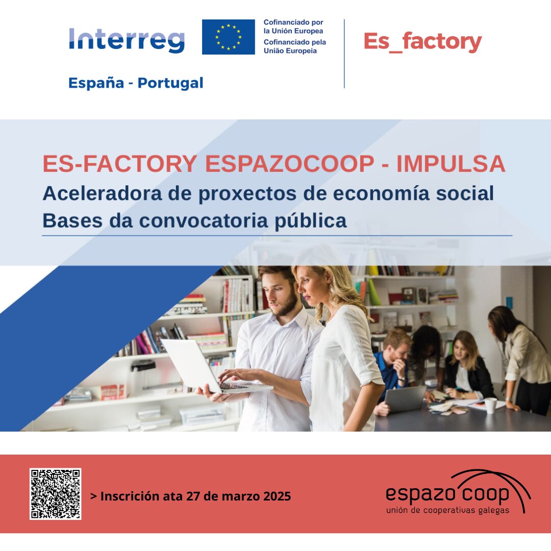 EspazoCoop lanza un programa de aceleración para proxectos cooperativos e de economía social