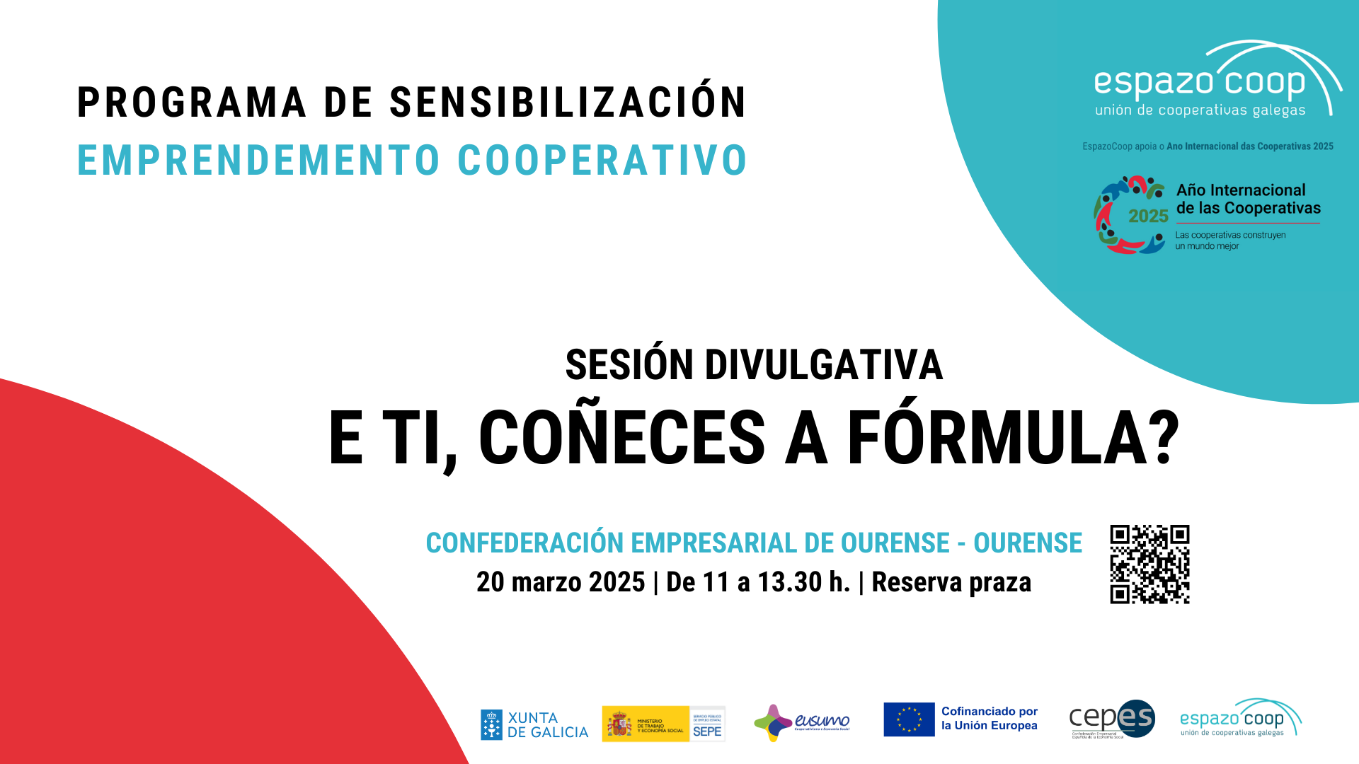 Sesión divulgativa "E ti, coñeces a fórmula?" | Ourense