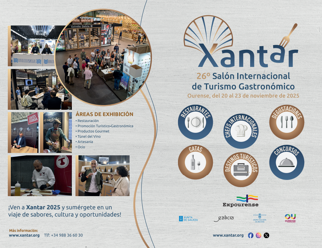 Ourense acollerá o vindeiro fin de semana a 26º edición do salón gastronómico Xantar