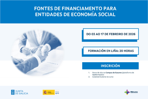 Fontes de financiamento para entidades de economía social