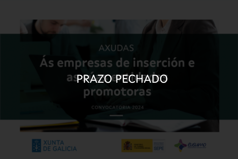 Axudas ás empresas de inserción e as súas entidades promotoras