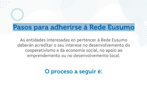 Pasos para adherirte á Rede Eusumo