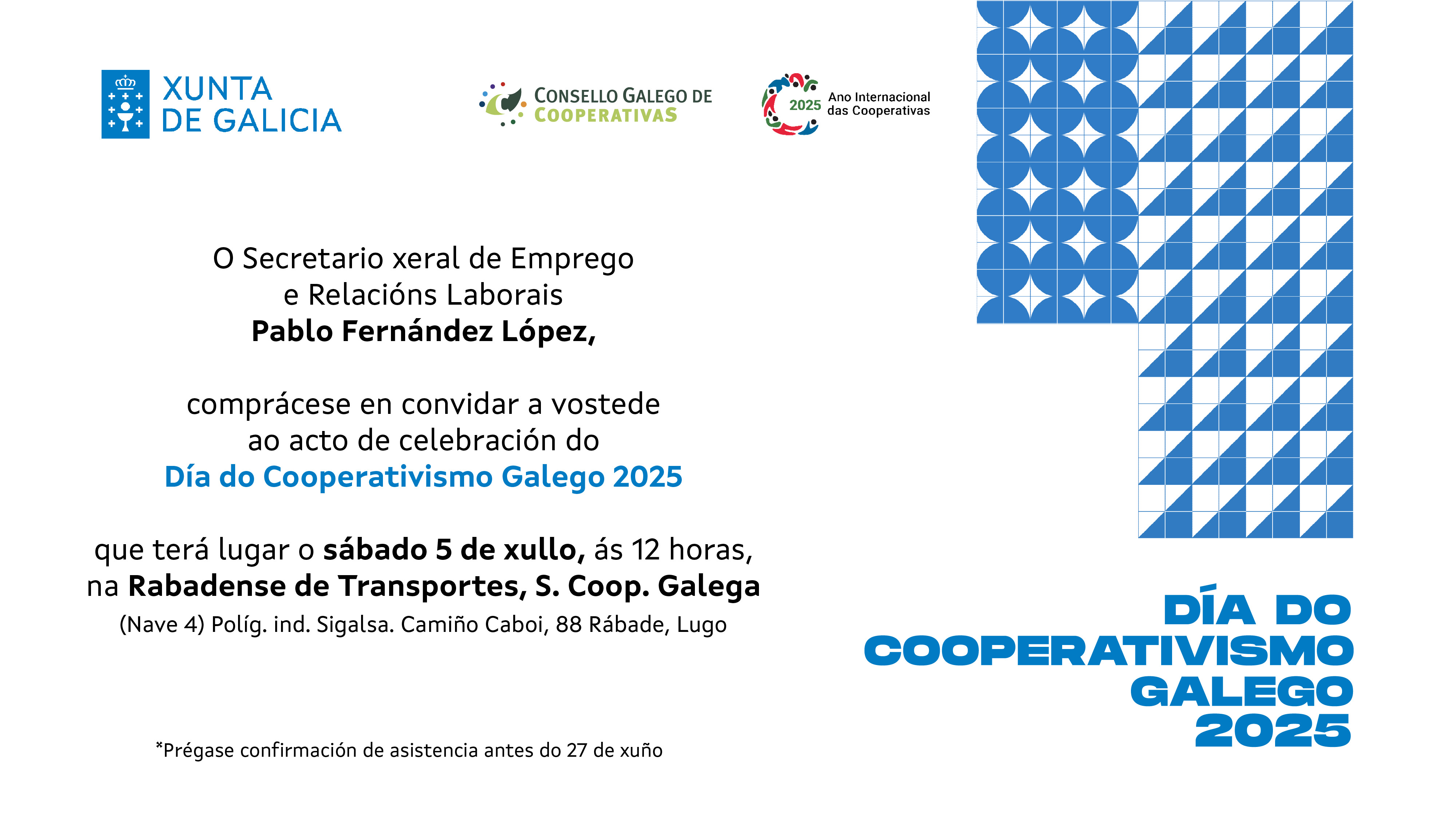 Día do Cooperativismo Galego 2025