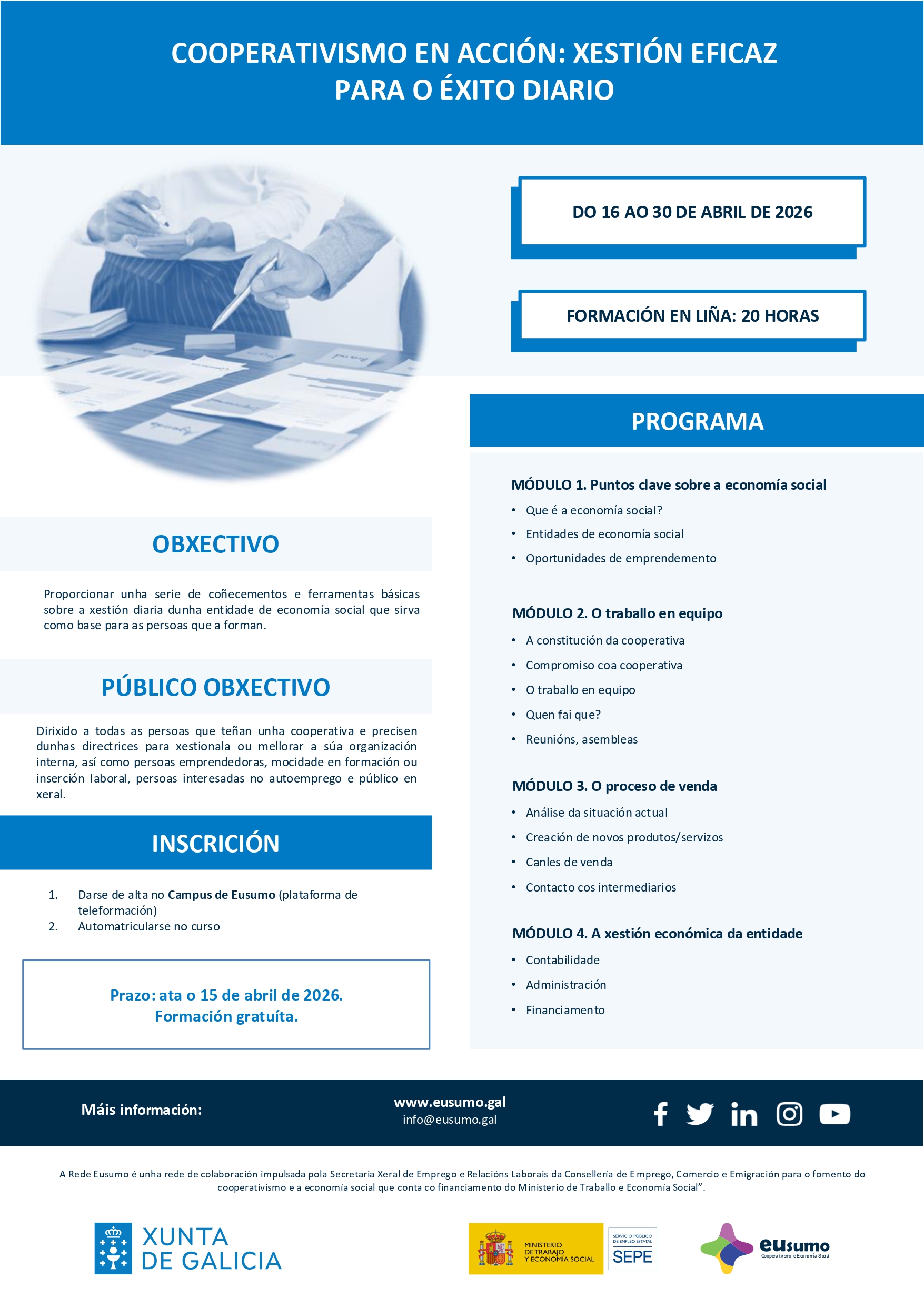 Curso Eusumo Xestión