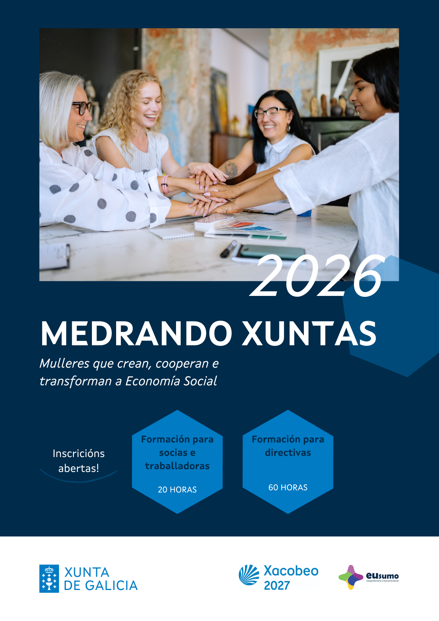 Cartel Medrando Xuntas 2026