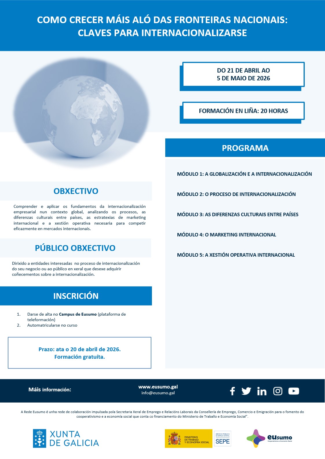 curso eusumo internacionalización