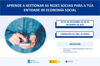 Aprende a xestionar as redes sociais para a túa entidade de economía social